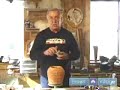 How to glaze the outside of a coil pot; learn about this and more in this free arts and crafts video series on making pottery.