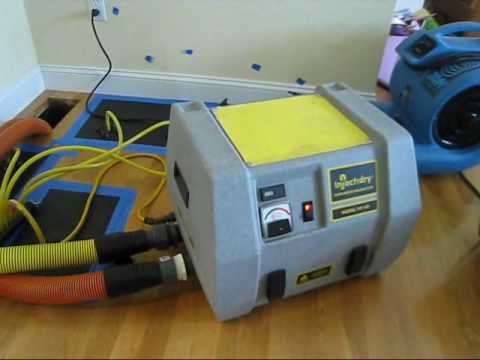 how to dry wet wood under sink