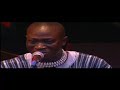 atongo zimba opening his show in amsterdam, august 2006.