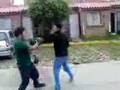 beto y chava rifandose un tiro amistoso