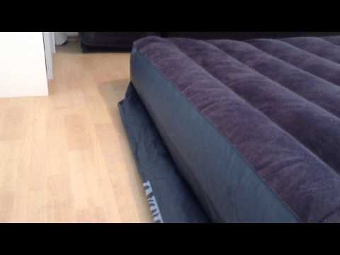 Luftbett Test - Wie schnell ist ein 2 Personen Luftbett mit integrierter Pumpe einsatzbereit?