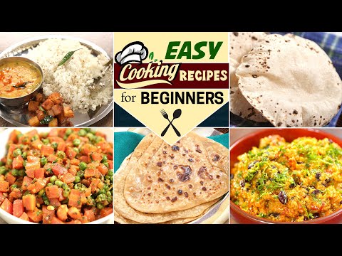 5 Basic Cooking Recipes For Beginners | Dal | Jeera Rice | Rajma Khichdi | Roti | Sabzi | Paratha