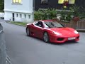 Two Ferrari 360 modena Stradale very Loud Parking ! Two Ferrari 360 modena Stradale very Loud Parking !