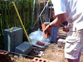 the cocktail of brick laying