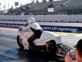 videos de Dawn Baugues license passes on NHRA Pro Stock Suzuki Motorcycle