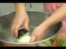 Homemade Chicken Noodle Soup Recipe : Washing the Vegetables for Chicken Noodle Soup