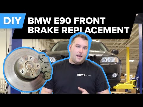 BMW E90 Front Brake Replacement (328i Pads, Rotors & Sensors) FCP Euro