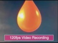 LG Viewty 120 fps slow motion video recording balloon demo