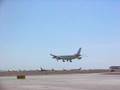 Airbus A340 Lands at Goodyear