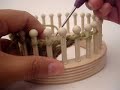 M1 (make one) increase on a knitting loom