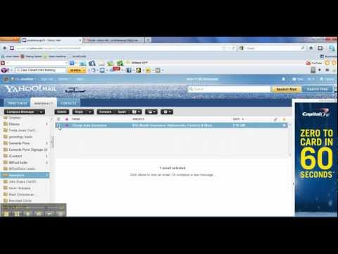 how to attach a folder in ymail