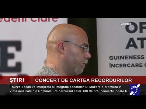 Concert de Cartea Recordurilor, la Oradea