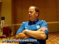 Duke Blue Devils football coach David Cutcliffe at 2009 ACC Football Kickoff