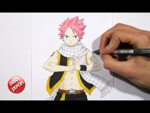 how to draw natsu dragneel