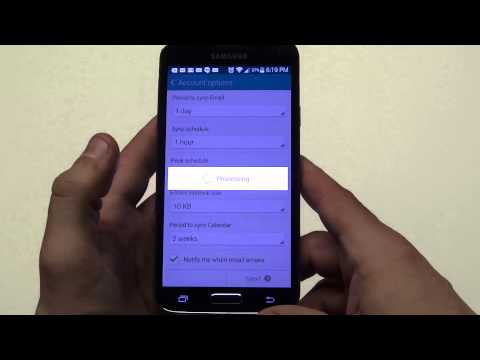 how to setup yahoo email on galaxy s