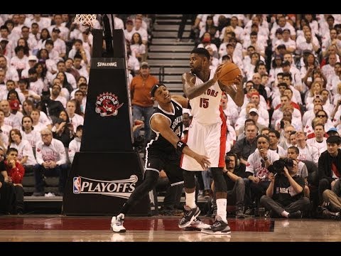 Amir Johnson Sinks the Amazing Backwards Flip Circus Shot