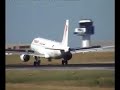 Almost tail strike Airbus A320-200 Tunisair