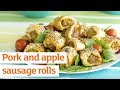 Pork & Apple Sausage Rolls Recipe - How To Make Pork & Apple Sausage Rolls - Sainsbury's Pork & Apple Sausage Rolls Recipe - How To Make Pork & Apple Sausage Rolls - Sainsbury's