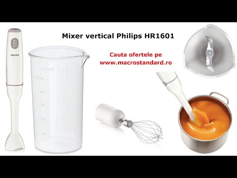Click aici pentru vizualizare Mixer vertical Philips Daily Collection HR1601 Mixer vertical Philips Daily Collection HR1601
