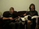 Rocking out w/real guitar and rockband drum set Rocking out w/real guitar and rockband drum set