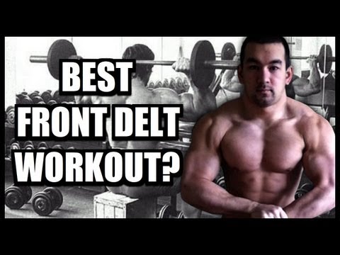 how to isolate front delts