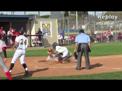 baseball - The Rams got a gem from their senior ace, and a number of clutch plays from around the roster, in a 1-0 victory over the Lancers that puts Millikan in sole p...