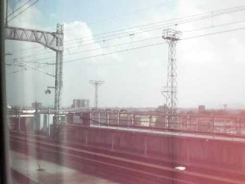 東北新幹線「やまびこ」盛岡駅発車