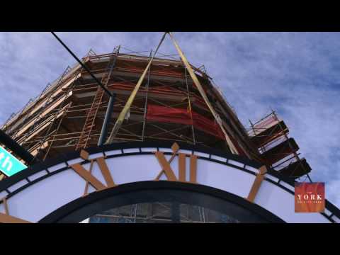 The York on City Park - Clock Installation