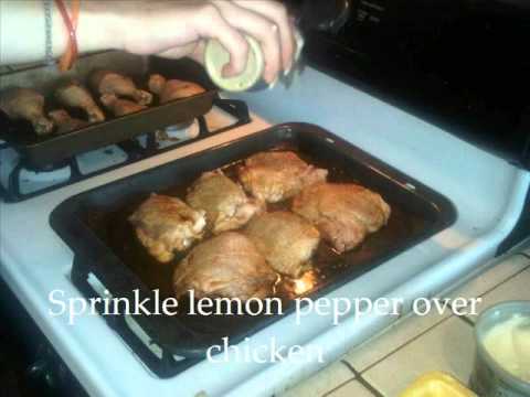 how to bake a lemon pepper chicken
