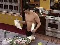 BB7:  Will and Janelle have a water fight in the kitchen
