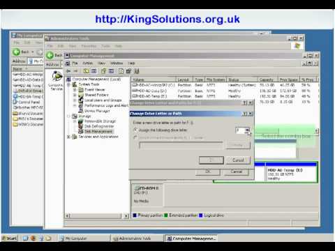 how to change drive letter