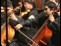 marlos nobre, desafio xxxv for strings, timpani & percussion, opus 31 n� 35.
simon bolivar symphony orchestra, conducted by alfred rugeles.
this work was written to commemorate the 25th year of musical career of alfred rugeles as conductor in 2008.
this video it is from the world premiere of the work at the humboldt theatre, on january 25, 2008, caracas,venezuela.