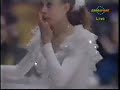 oksana's sensational debut to the european chapmpiohships.
after missing the combination jump, her shoelace came undone. she was allowed to re-skate the program and nailed everything. what a girl!
