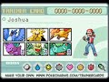My Poke'mon Leaf Green Team