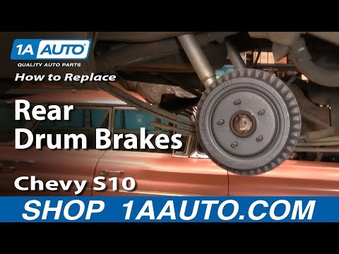 How To Install Replace Rear Drum Brakes Chevy S-10 GMC S-15 92-03 1AAuto.com