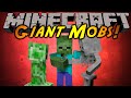 Minecraft Mod Showcase : GIANT MOBS!