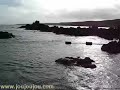 Coldingham, Szkocja, nad brzegiem morza.