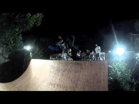 Jason Lopez - Jason Lopez throws down a quick edit with a bunch of friends at his newly built mini ramp.