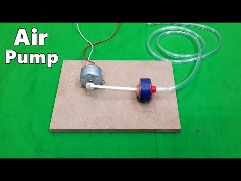 How to Make a Mini Electric Air Pump for Home Aquarium