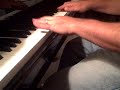 russian folk song, (black eyes) on a piano