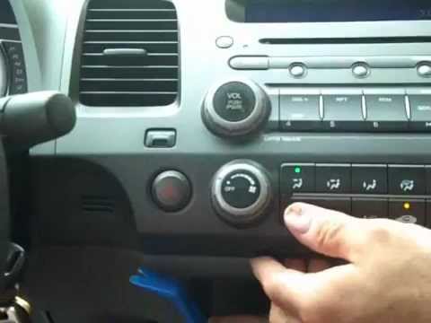 Honda Civic Car Stereo Removal and Repair 2006 2011