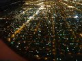 Night Aerial view of California