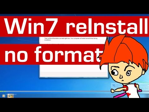 how to reinstall windows 7