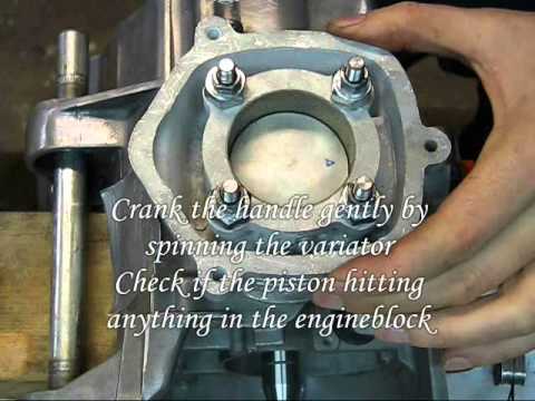 Hassse - I show how to install cylinder and piston with Malossi