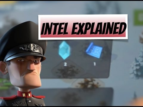 how to collect intel in boom beach