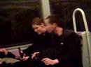 Daniel und Micha in der S-Bahn