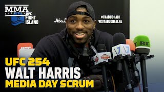 UFC 254: Heavyweight Walt Harris Believes He's 'The Best Striker In The Division' - MMA Fighting by MMA Fighting
