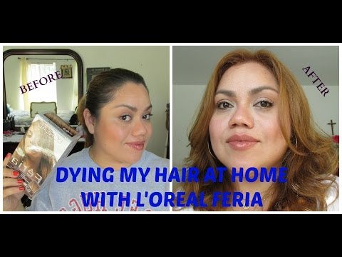 how to dye my hair with l'oreal