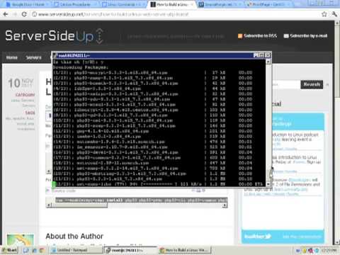 how to web server linux