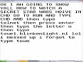 secret star wars moive in windows xp